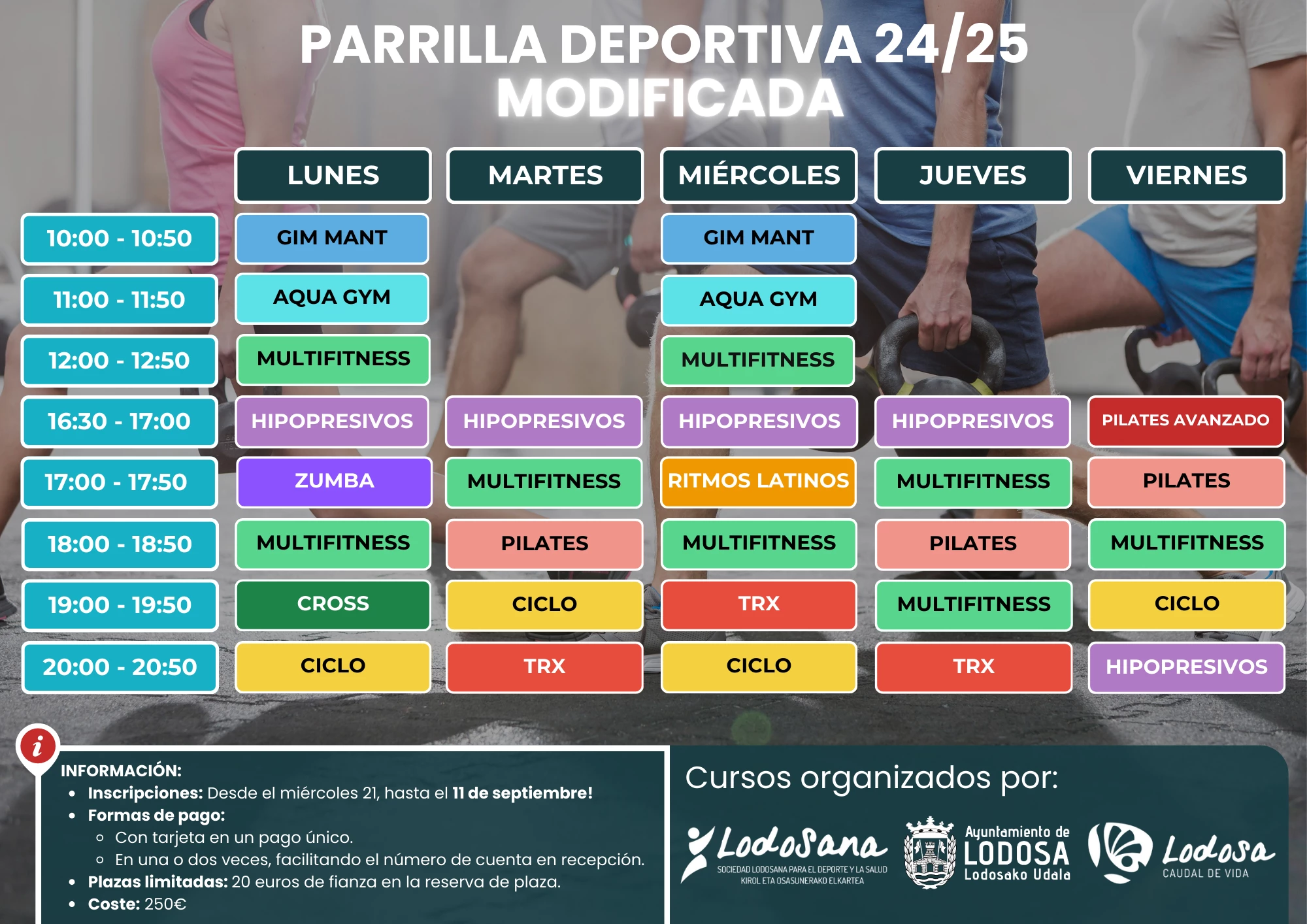 Calendario Actividades img Parrilla Deportiva img