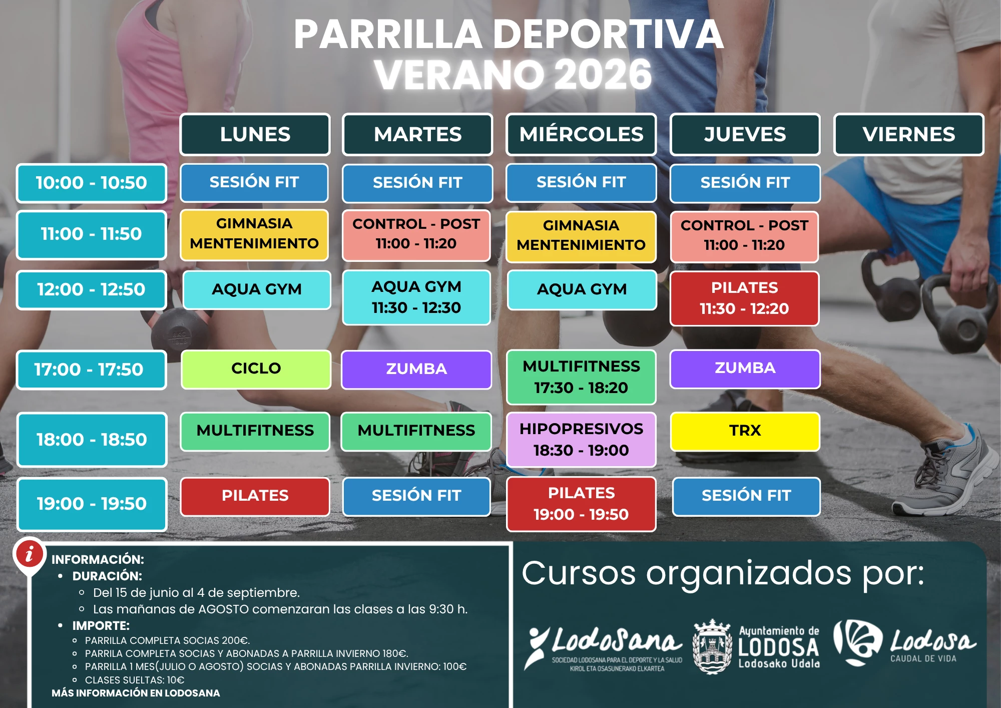 CURSO DE PADEL LODOSANA